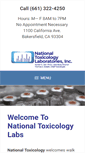 Mobile Screenshot of nationaltox.com